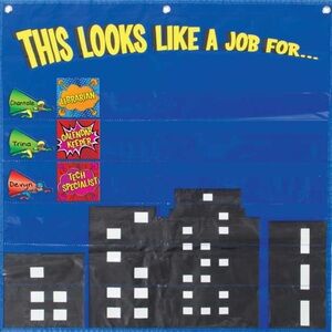 Blue Classroom Job Chart